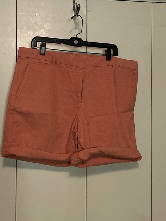GAP Pants - GAP Coral-Peach Rolled Cuff Shorts